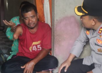 Viral di Media Sosial, Nelayan Disabilitas di Tanjab Barat Dikunjungi Kapolres