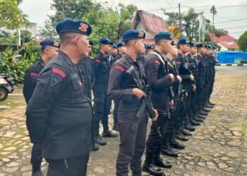 Siaga Satu, Pasukan Brimob dan TNI Standbye Selama PSU di Kabupaten Bungo