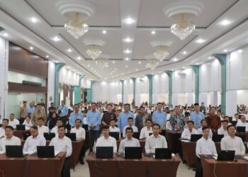 943 Peserta Ikuti Seleksi PPPK Tahap II, Wabup Tanjab Barat Hadir Beri Semangat
