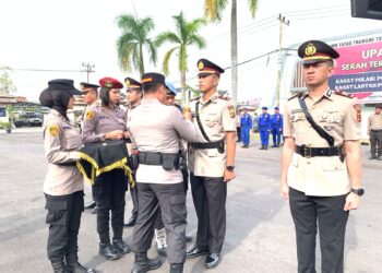 Kapolres Tanjab Barat Resmi Lantik Kasat Lantas dan Kasat Polairud Baru