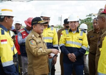 Tinjau Progres Jalan Khusus Batubara, Gubernur Al Haris: Kita Puas dengan Pekerjaan PT. IBS