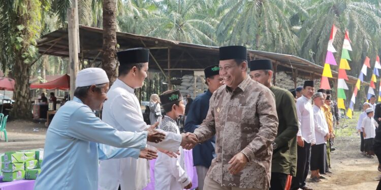Wujud Nyata Dukung Pendidikan, Wabup Katamso Hadiri Haul dan Peletakan Batu Pertama Ponpes Al-Husna