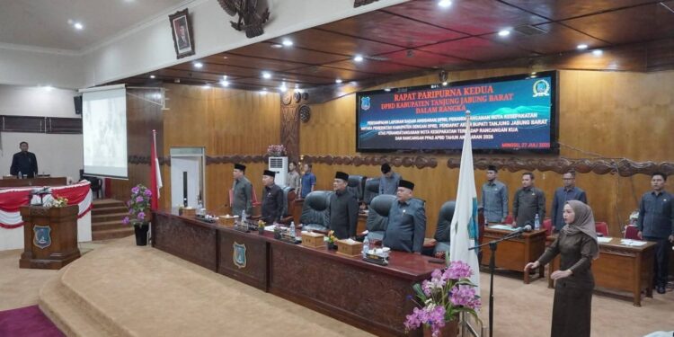 Landasan APBD 2026 Disepakati, Pemkab dan DPRD Tanjab Barat Teken KUA-PPAS