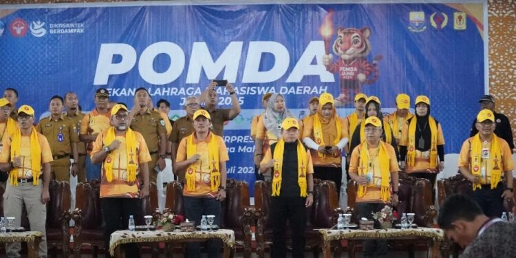 Buka POMDA ke-19 2025, Gubernur Al Haris: Potensi Atlit Jambi Luar Biasa