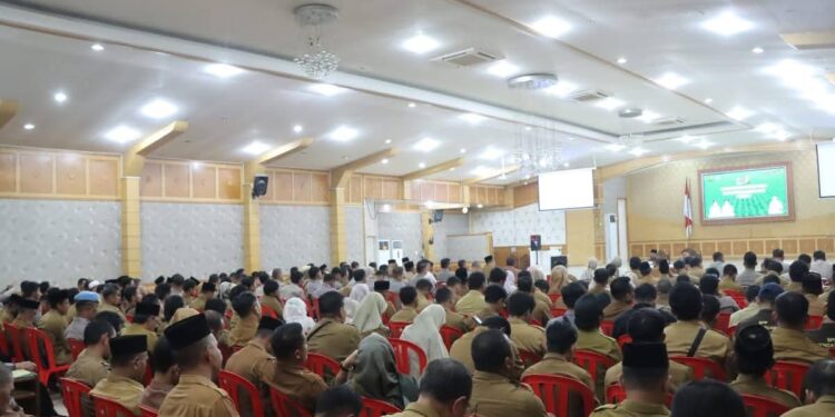 Bupati Tanjab Barat Pimpin Rakor Ketahanan Pangan: Desa Jadi Garda Terdepan