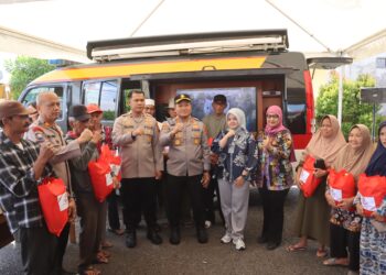 Polres Tanjab Barat–Bulog Borong Perhatian, 8 Ton Beras Murah Habis dalam Sekejap