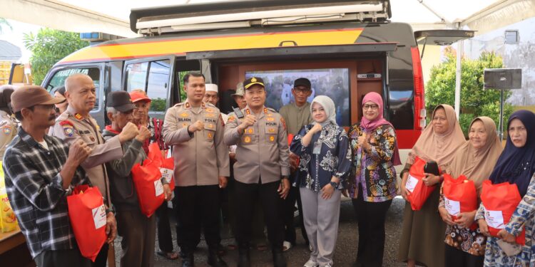Polres Tanjab Barat–Bulog Borong Perhatian, 8 Ton Beras Murah Habis dalam Sekejap