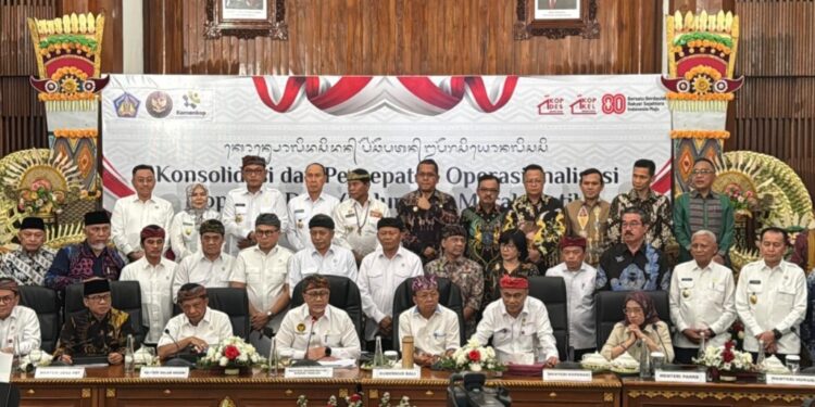 Hadiri Rapat Konsolidasi Nasional di Bali, Gubernur Al Haris Sampaikan Saran dan Usulan Kepada Beberapa Menteri