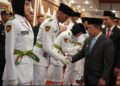 Gubernur Al Haris Kukuhkan 54 Anggota Paskibraka Provinsi Jambi Tahun 2025