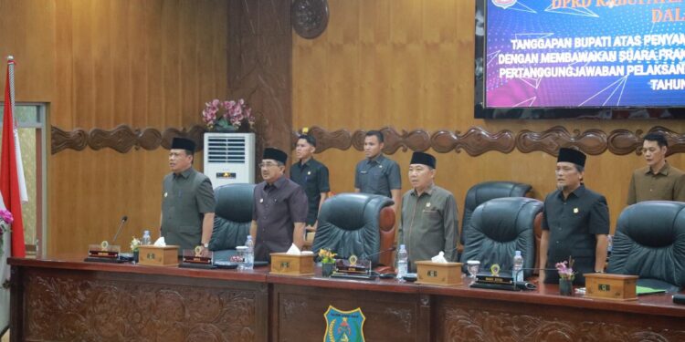 DPRD Tanjab Barat Gelar Rapat Paripurna, Bupati Sampaikan Tanggapan Atas Pandangan Fraksi-Fraksi Terhadap Pertanggungjawaban APBD 2024