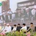 Suasana Khidmat, Bupati Anwar Sadat Bersama Gubernur Al Haris Peringati Maulid Nabi di Ponpes Kumpe