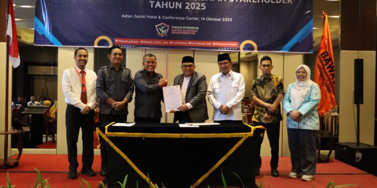 Bawaslu Jambi Teken MoU dengan Perguruan Tinggi dan LAM