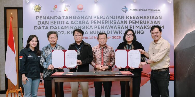 Proses PI Maksimum 10 Persen Wilayah Kerja Jabung Memasuki Tahapan Pembukaan Data