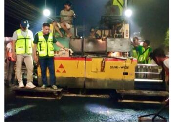 Kadis PUPR Jambi Pantau Langsung Perbaikan Jalan Rusak di Pasar Talang Banjar