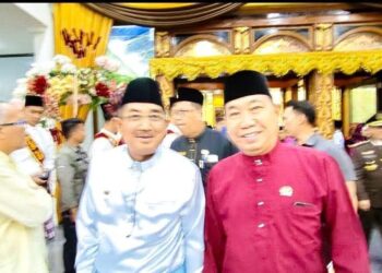 Ketua DPRD Tanjab Barat Hadiri Rapat Paripurna HUT ke-69 Provinsi Jambi di DPRD Provinsi