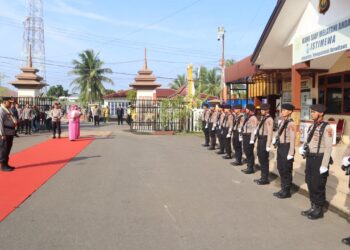 AKBP Agung Basuki Serahkan Jabatan, AKBP Maulia Kuswicaksono Pimpin Polres Tanjab Barat