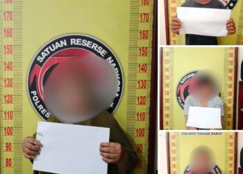 21 Paket Sabu Disembunyikan dalam Daster, Empat Pelaku Tak Berkutik