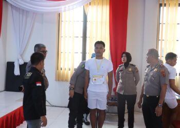 Seleksi Ketat Dimulai, Polres Tanjab Barat Verifikasi Administrasi Calon Polisi