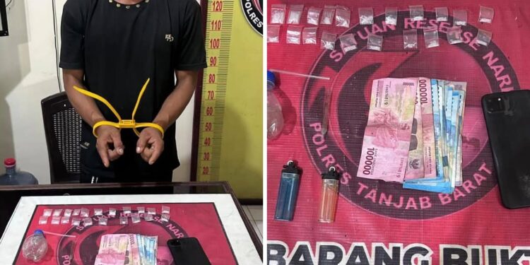 Terduga Pelaku Diamankan, Satresnarkoba Tanjab Barat Dalami Jaringan Sabu dari Lapas