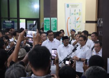 Kunjungan Menkes RI Disambut Forkopimda, Kapolres Tanjab Barat Turut Kawal Agenda Strategis
