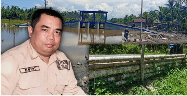 Ketua III DPRD Tanjabbar Soroti Proyek Pintu Air Parit 10