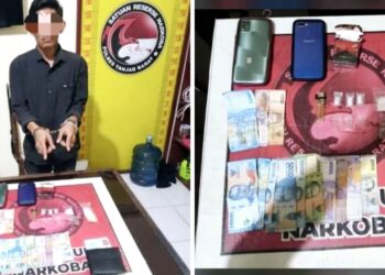Sabu 3,83 Gram Disita, Satresnarkoba Tanjab Barat Kejar Bandar dan Istrinya