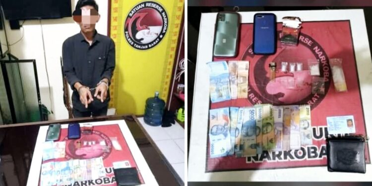 Sabu 3,83 Gram Disita, Satresnarkoba Tanjab Barat Kejar Bandar dan Istrinya