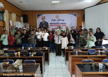 Tidak Hanya Peran Pemerintah dan Perusahaan, KONI Jambi juga Gandeng Insan Pers untuk Hajatan Besar Ini