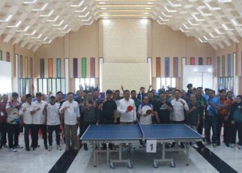 Wabup Katamso Buka Turnamen Tenis Meja, 27 Tim Siap Adu Sportivitas