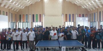 Wabup Katamso Buka Turnamen Tenis Meja, 27 Tim Siap Adu Sportivitas