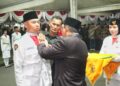 Bupati Anwar Sadat Kukuhkan 45 Anggota Paskibraka Tanjab Barat 2026