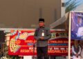 105 Grup Ramaikan Pawai Budaya dan Pembangunan Tanjab Barat, Sekda Hermansyah Resmi Lepas Peserta