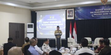 Buka Rapat Timpora Tingkat Provinsi Jambi, Wagub Sani: Perketat Pengawasan Orang Asing